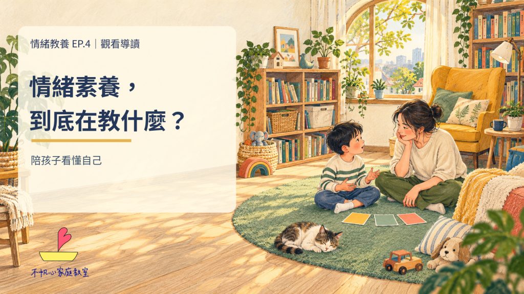 我們一直在講情緒素養,但到底是在教什麼?|情緒教養 EP.4