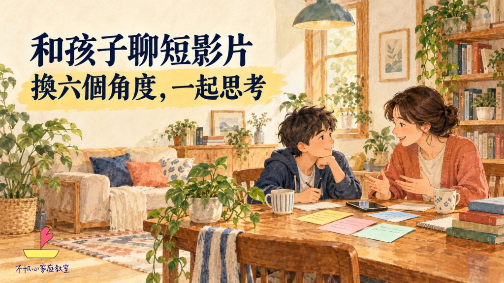 和孩子聊短影片：換六個角度，一起思考