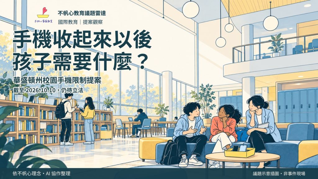 手機收起來以後，孩子需要什麼？